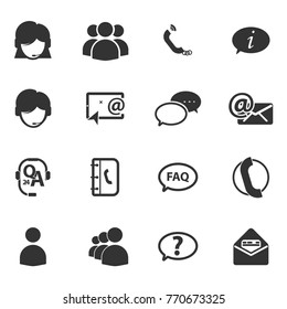 Costumer Care Icon set
