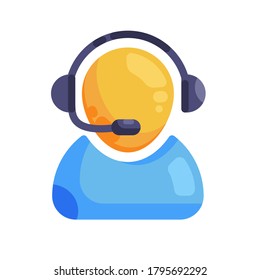 costumer service business flat icon