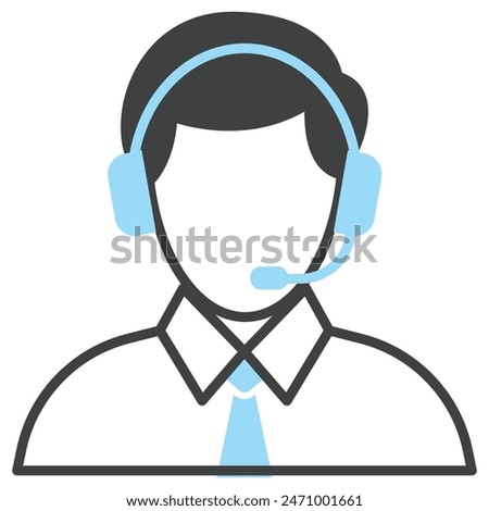 Costumer service icon vector design template