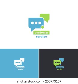 Costumer Service Vector Icons, Logos, Sign, Symbol Template 