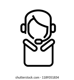 costumer service, vector logo, symbol, sign, or mark design illustration