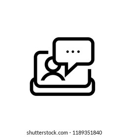 costumer service, vector logo, symbol, sign, or mark design illustration