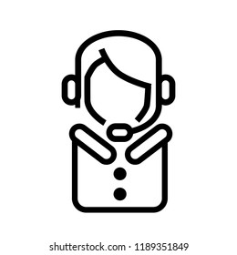 costumer service, vector logo, symbol, sign, or mark design illustration
