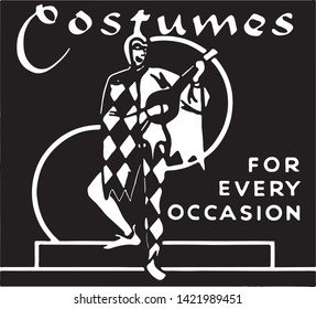 Costumes For Every Occasion - Retro Ad Art Banner