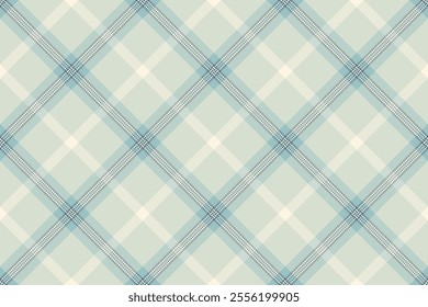 Cosy check textile seamless, oilcloth texture background fabric. Mother tartan plaid pattern vector in white and pastel colors palette.