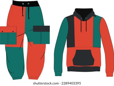 cosy men sportswear hoodie and jogger 