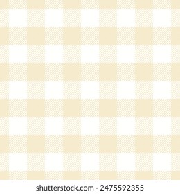 Cosy plaid background fabric, faded tartan pattern textile. Artwork texture vector check seamless in white and light color.