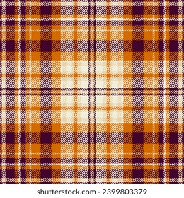 Cosy textile vector plaid, other texture fabric background. Wear pattern check tartan seamless in light and dark colors.