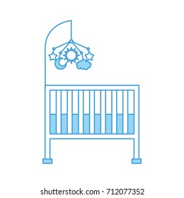 Cot Baby Shower With Mobile Toy Furniture Infant Symbol