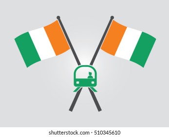 Cote d Ivoire Emblem Train Subway