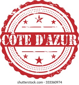 Cote D'Azur / Grunge Badge