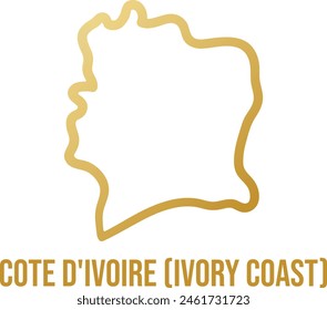 Cote d'Ivoire (Ivory Coast) map