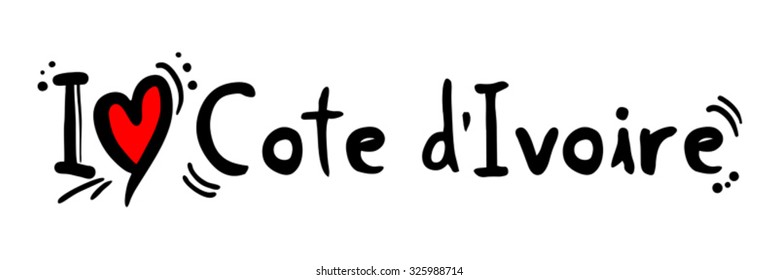Cote d'Ivoire love