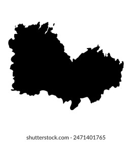 Mapa del departamento de Cotes dArmor, división administrativa de Francia. Ilustración vectorial.