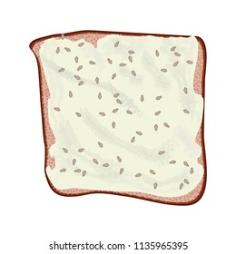 cottage cheese sandwich