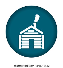 Cottage home icon. Vector illustration eps 10.