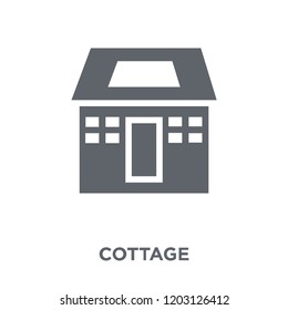 Cottage icon. Cottage design concept from  collection. Simple element vector illustration on white background.
