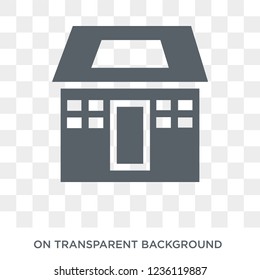 Cottage icon. Cottage design concept from  collection. Simple element vector illustration on transparent background.