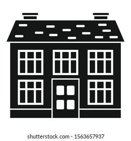 Cottage icon. Simple illustration of cottage vector icon for web design isolated on white background