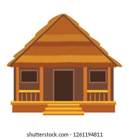 cottage isolated icon