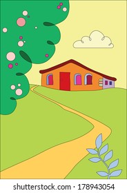 cottage on the outskirts