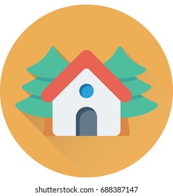 Cottage Vector Icon
