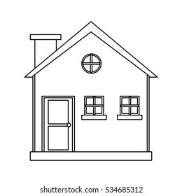 42,427 Home exterior outline Stock Vectors, Images & Vector Art ...