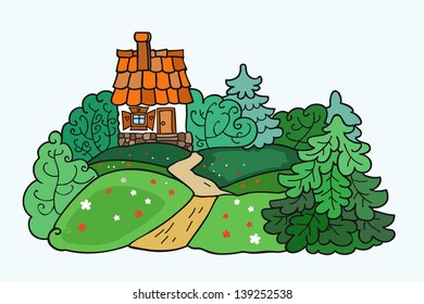 Cottage in the Woods