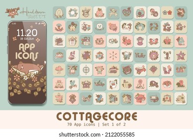 Cottagecore Aesthetic App Icon , Wallpaper, Wallpaper