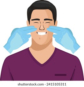 cottle test to determine nasal obstruction