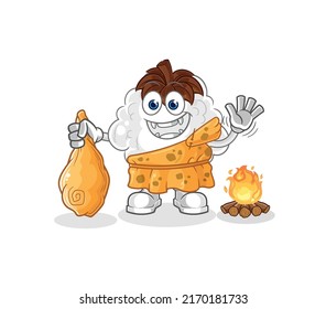 the cotton ancient cartoon. cartoon mascot vector