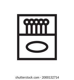 imagen vectorial de icono de algodón malo o logotipo del símbolo de signo aislado, ilustración vectorial con contorno negro de alta calidad.
