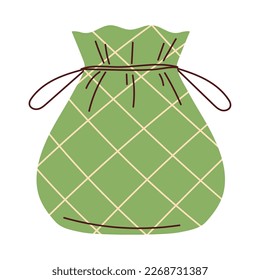 cotton bag ecological sustainability icon isolated
