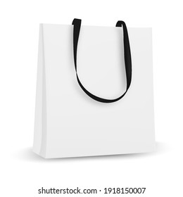 Cotton bags realistic corporate identity mock-up items template transparent background.