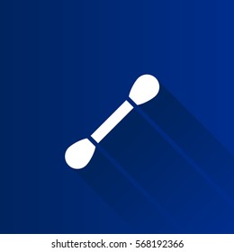 Cotton bud icon in Metro user interface color style. Cleaning tool hygiene