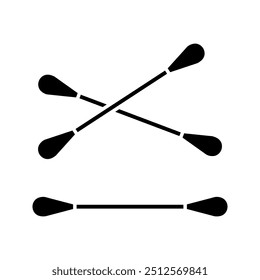 Cotton Bud Icon, for mobile concept and web design color editable