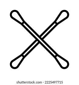 Cotton bud icon. sign for mobile concept and web design. vector illustration