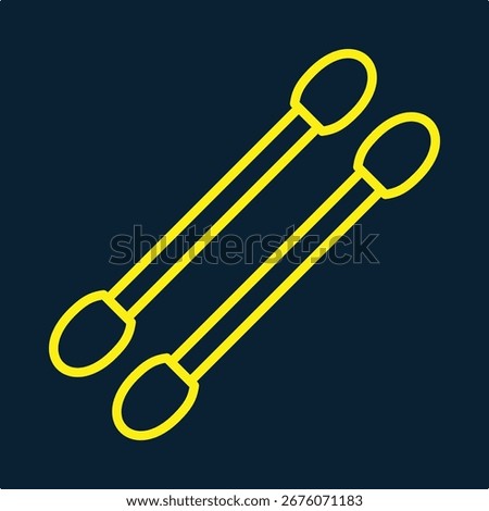 Cotton Bud trendy artwork design useful creative vector Illustration fascinating colorful background.eps