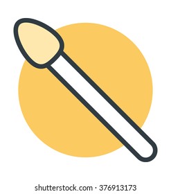 Cotton Bud Vector Icon