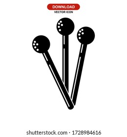 icono de brotes de algodón o logotipo símbolo de signo aislado ilustración vectorial - iconos vectoriales de estilo negro de alta calidad
