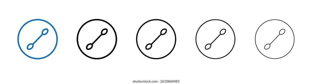 Cotton buds icon Outline vector logo for web ui