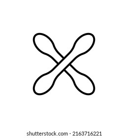 cotton buds icon vector design templates