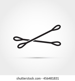 Cotton buds illustration