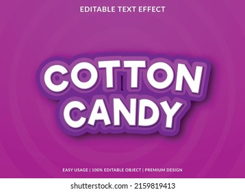 cotton candy editable template with bold style use for business logo and brand