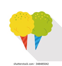 cotton candy flat icon