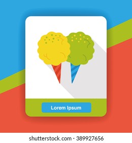 cotton candy flat icon