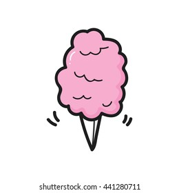  Cotton Candy Hand Drawn Icon Template