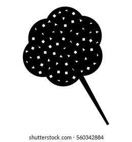 Cotton candy icon. Simple illustration of cotton candy vector icon for web