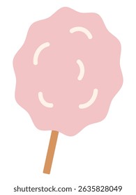 Cotton candy icon, simple vector illustration