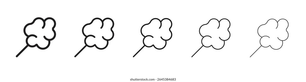 Cotton candy icon vector illustration isolated